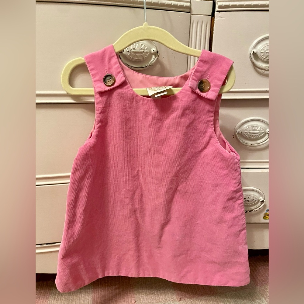 The Beaufort Bonnet Company Pink Corduroy Dress